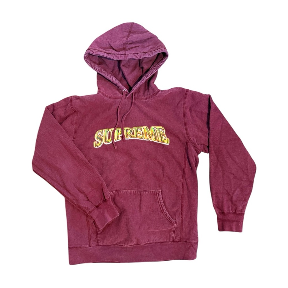Supreme Maroon Hoodie size XL